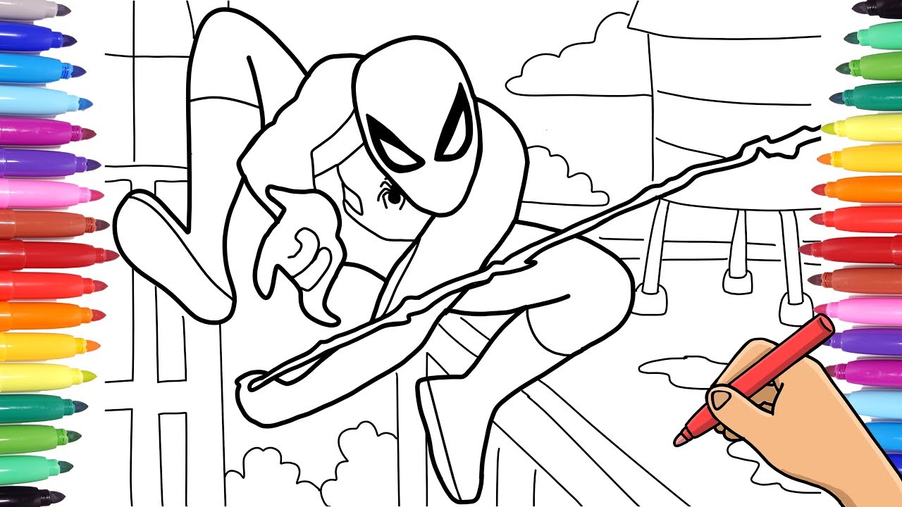 4700 Spider Man Avengers Coloring Pages  Latest HD