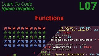 Space Invaders Lesson 7 - Functions screenshot 4