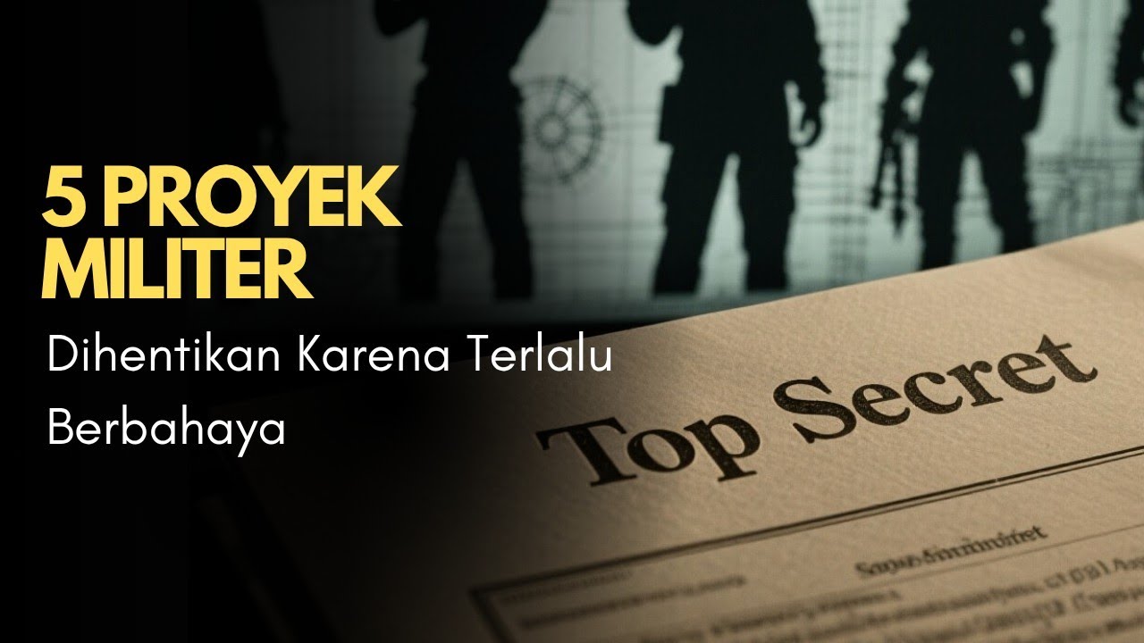 Inilah Proyek² Militer yang Terlalu Berbahaya Jika Diselesaikan