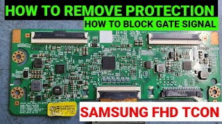 SAMSUNG TCON PROTECTION REMOVE TECHNIQUES.