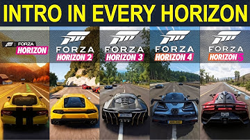 Intro In EVERY Forza Horizon 1-5 l Evolution of Intros in Forza Horizon (2012-2021)