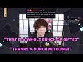 Miyoung gifts sykkuno 200 subs a coffee  donuts for his birt.ay