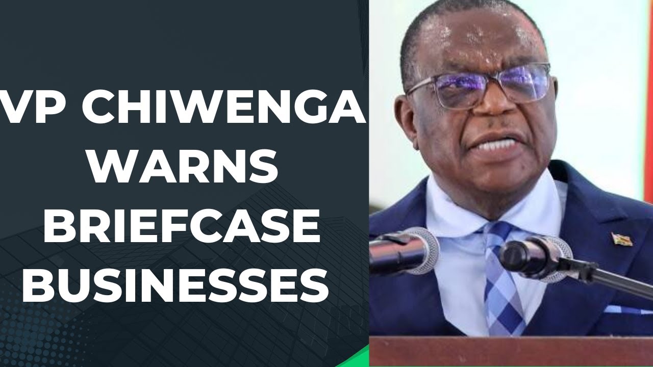 VP Chiwenga Warns Briefcase Businesses and Shadowy Entrepreneurs, Urges Ethical Business Practices