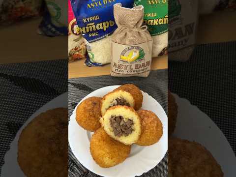 ❤️Рисовые шарики с начинкой #оченьвкусно #простойрецепт