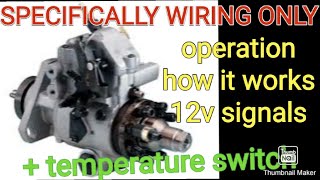 DB2 Explaining the WIRING fuel diesel injection pump (6.9 + 7.3)&(6.2+6.5) IDI engines *diagnosing*