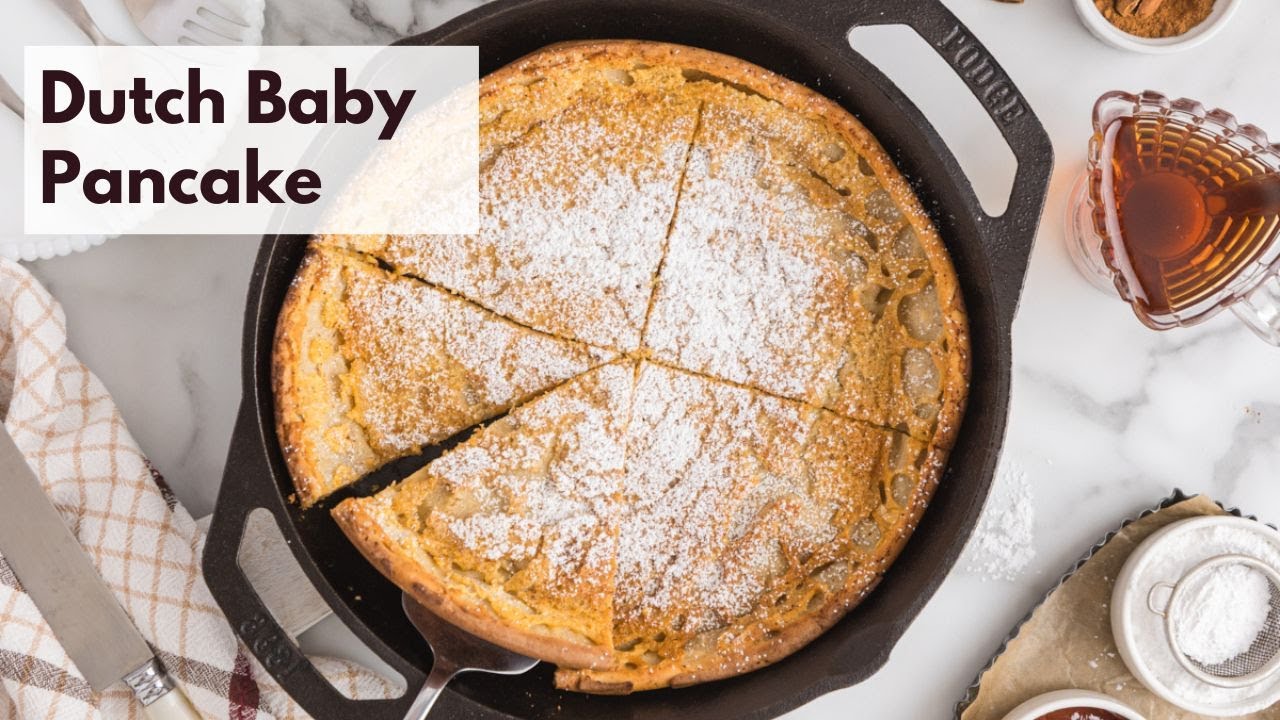 Light & Puffy Dutch Baby Pancake (Easy Skillet Breakfast!)