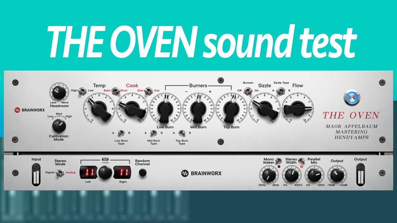 Maor Appelbaum Mastering & Hendyamps THE OVEN plugin sound test - YouTube