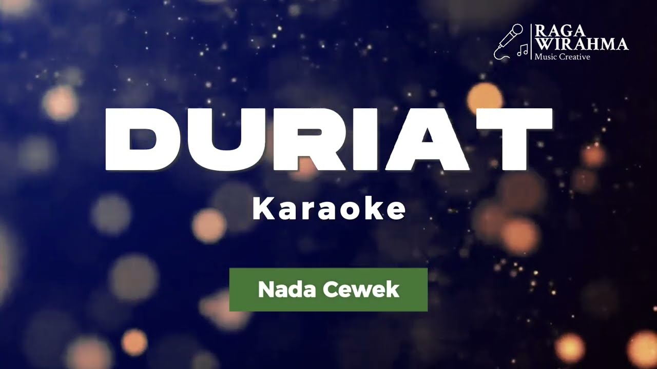 Duriat - Darso Karaoke Nada Cewek Pop Sunda | Raga Wirahma Music