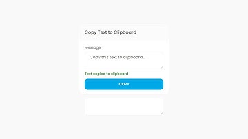 How to Copy Text To The Clipboard in React JS | Demo