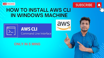 How to Install AWS CLI in Windows machine - Live Demo #aws #artificialintelligence #cli