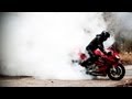 Honda CBR 600 RR Burnout - Slow Motion  [1080p - GoPro Hero 3]