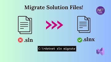 How to Migrate Solution File From .sln to .slnx Format | Step-By-Step Tutorial