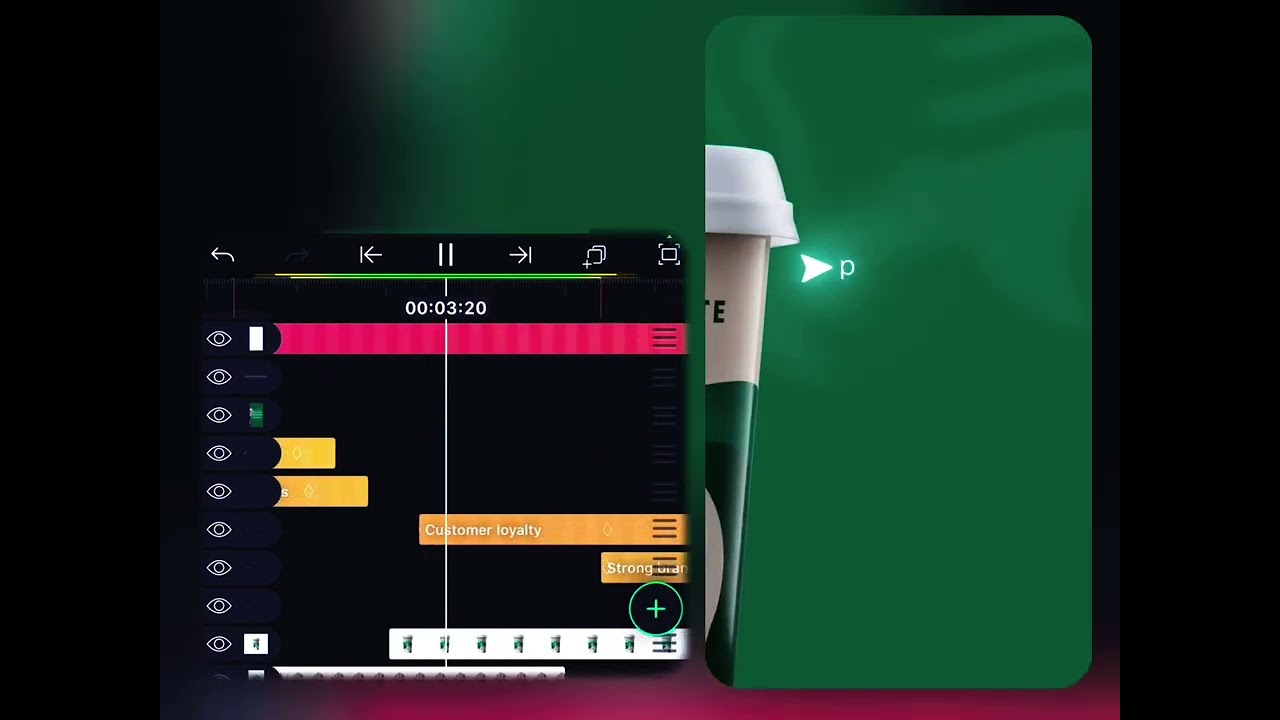 Motion edit videos for brand 