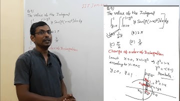 IIT JAM 2019 Q.9 DOUBLE INTEGRAL | Change of order of integration of double integral
