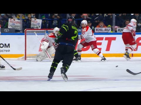 Koledov weird goal off Rylov skate