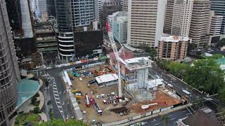 Queen&#39;s Wharf Brisbane Display Suite Demolition Oct 2022