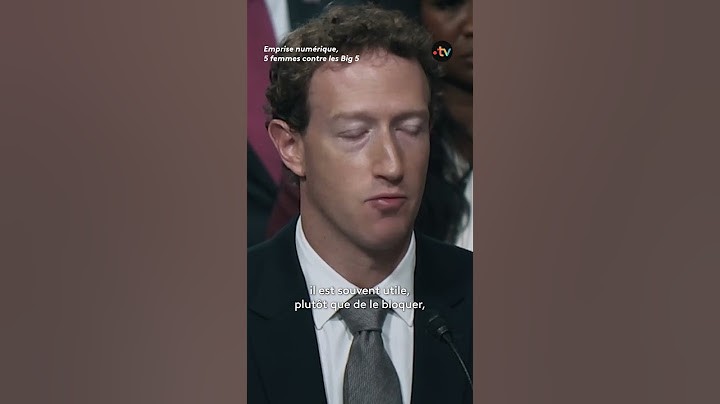 Mark Zuckerberg répond aux accusations d’un sénateur #facebook