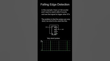 Falling Edge Detector Circuit Example