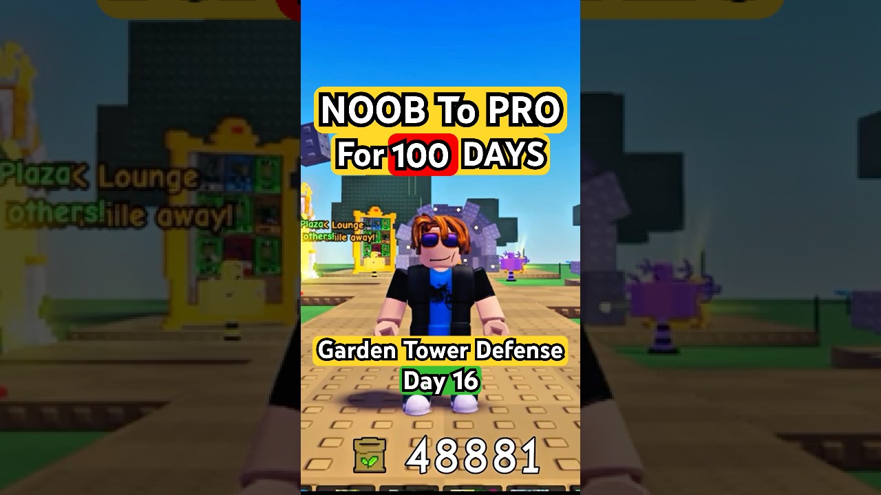 Я превратился из новичка в профессионала за 100 дней в игре Garden Tower Defense… Часть 3