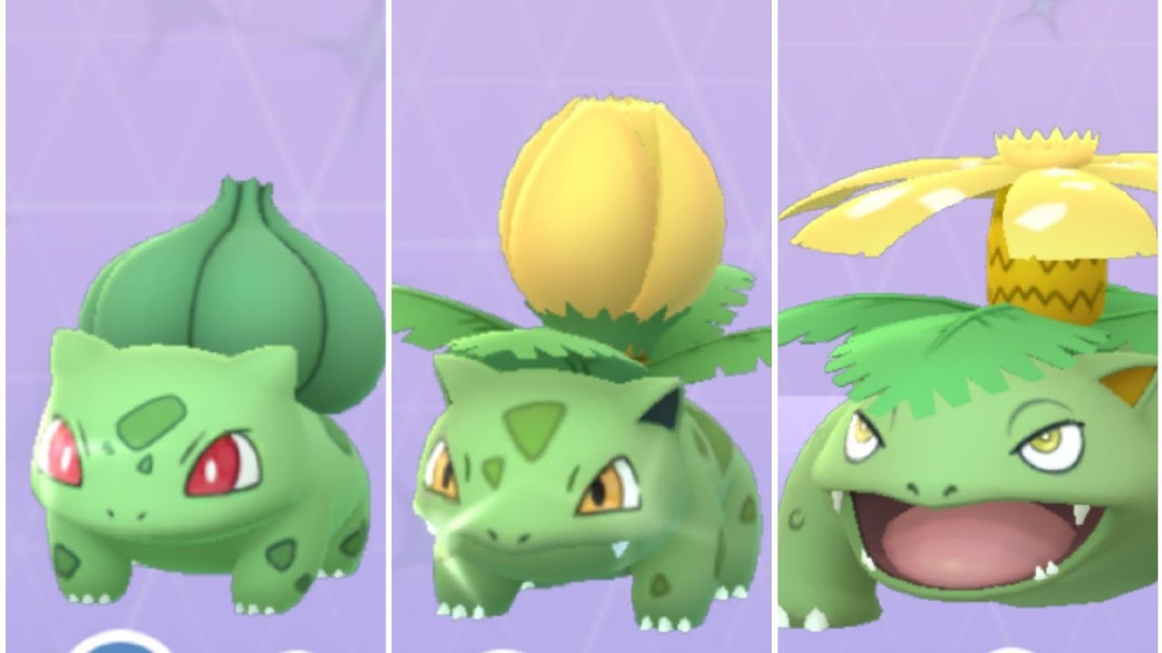 Pokemon GO Shiny Bulbasaur, Shiny Ivysaur, Shiny Venusaur guide