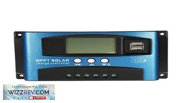 30/40/50/60/100A MPPT Solar Controller LCD Solar Charge Controller Accuracy Dual USB Solar Review