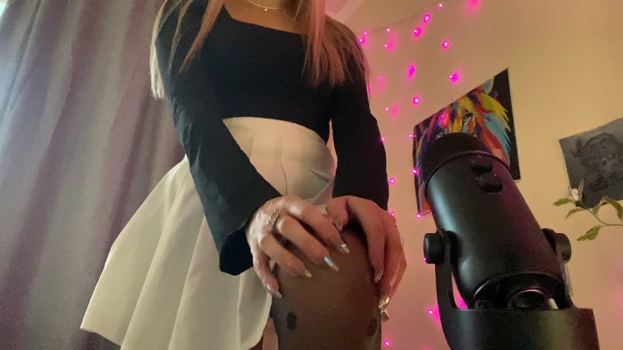 👗ASMR Скретчинг по одежде,колготкам,туфелькам/fabric scratching,nylon,shoes