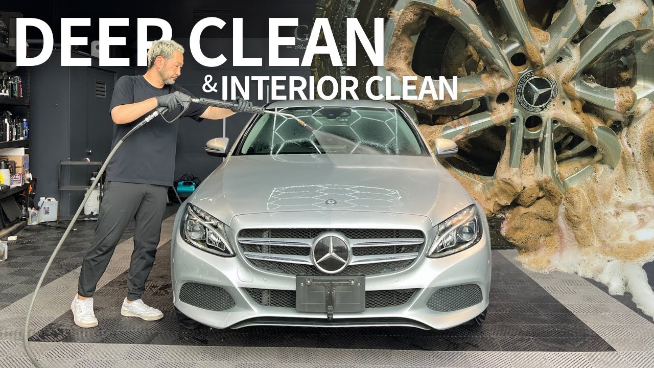 Mercedes-Benz C180 DEEP CLEAN  body&interior | CAR WASH | CAR DETAIL | ASMR |