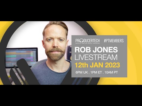 Rob Jones New Year's Member Stream Thursday 12th Jan 2023 18.00 GMT