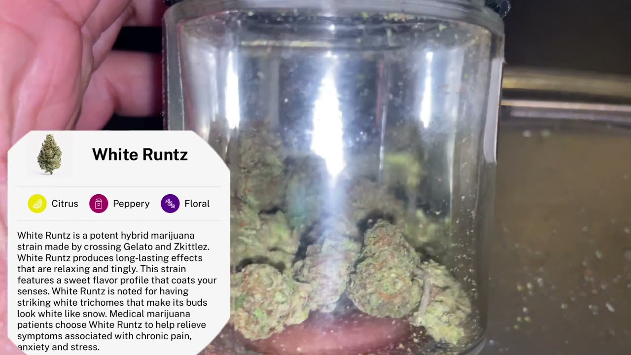 White Runtz! The close up is crazy 😛