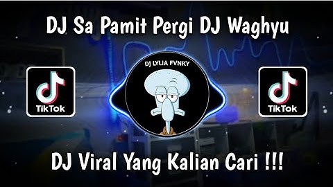 DJ SA PAMIT PERGI DJ WAGHYU MEYDARAHMA VIRAL TIK TOK TERBARU 2024 YANG KALIAN CARI