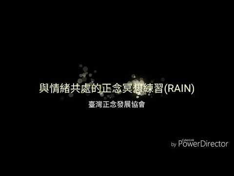正念練習：與情緒共處的正念冥想練習(RAIN)-溫宗堃老師 ︳臺灣正念發展協會