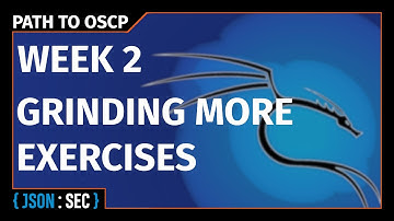 Path to OSCP Week 02 - Exercises pt2. It