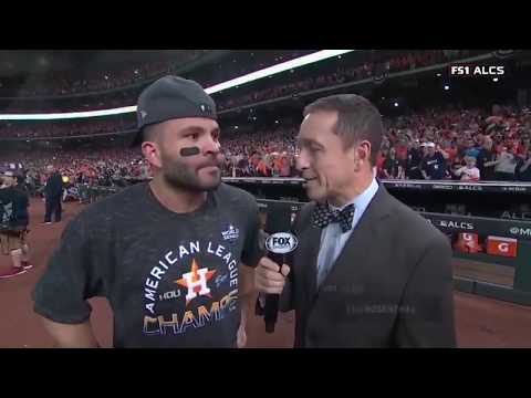 Jose Altuve Postgame Interview - Yankees @ Astros ALCS