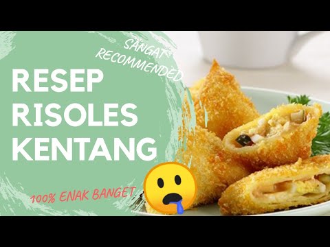 RESEP KEKINIAN  RISOLES  ISI KENTANG SUPER ENAK EKONOMIS 