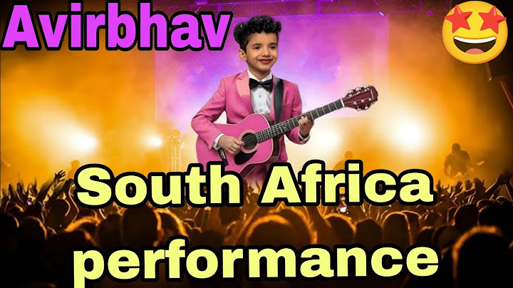 Avirbhav best performance || south Africa stage performance 2025 || superstar singer S3
