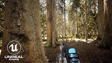 Unreal Engine 4 RTX 3090 Realistic Forest