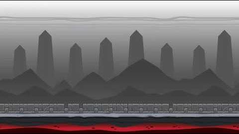 Volcano Pillar - Parallax Game Background using GameMaker Studio