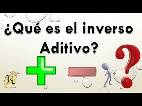 Video: ¿Qué quieres decir con inverso aditivo?