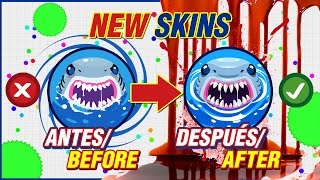 NUEVAS SKINS AGAR.IO ACTUALIZACIÓN 2016 (ANTES Y DESPUÉS)