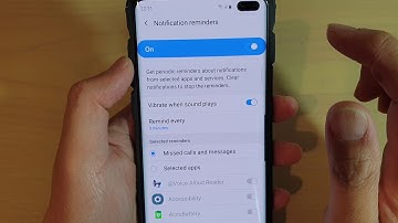 Galaxy S10 / S10+: How to Change Time Duration For Next Notification Reminder
