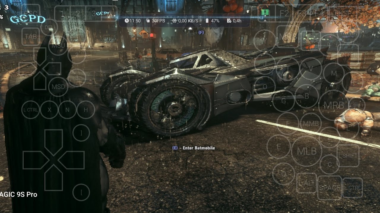 Batman Arkham Knight - Winlator emulator ( snapdragon 8 gen3 lv) for android