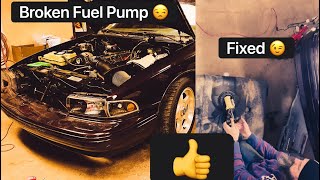 Fuel pump and fuel filter replacement on 1995 Impala SS! #chevrolet #impalass #bbody #chevy