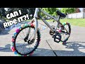 Bouncy Ball Bike Tires! Can I Ride IT?!