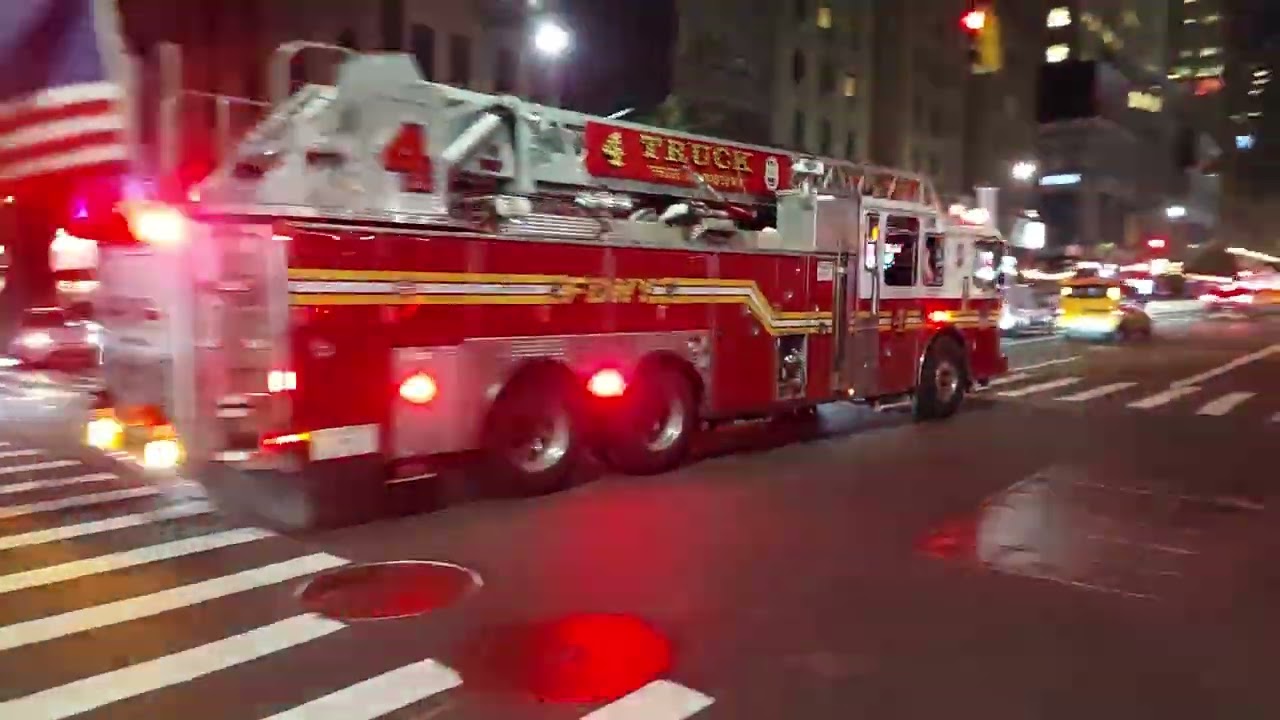 FDNY L4 responding to a elevator emergency 8-11-23