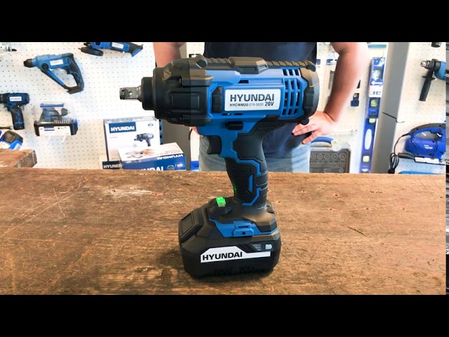 Llave de Impacto a Batería HYUNDAI HYCWM20 20V - YouTube
