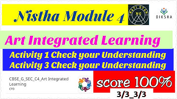 Art Integrated Learning  quiz |  kala samekit siksha mulyankan #bh_sec_04Art