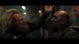 Jake, Dave Bautista Fighting Scene Moments In Afterburn.