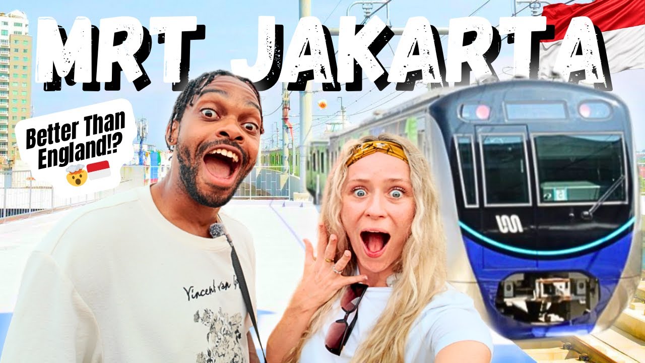 Trying MRT JAKARTA & Senayan Park Skywalk - Better Than England?! 🤯 🇮🇩