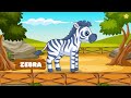 Animals At The Zoo | Learning About Zoo Animals | Vocabulary video for kids