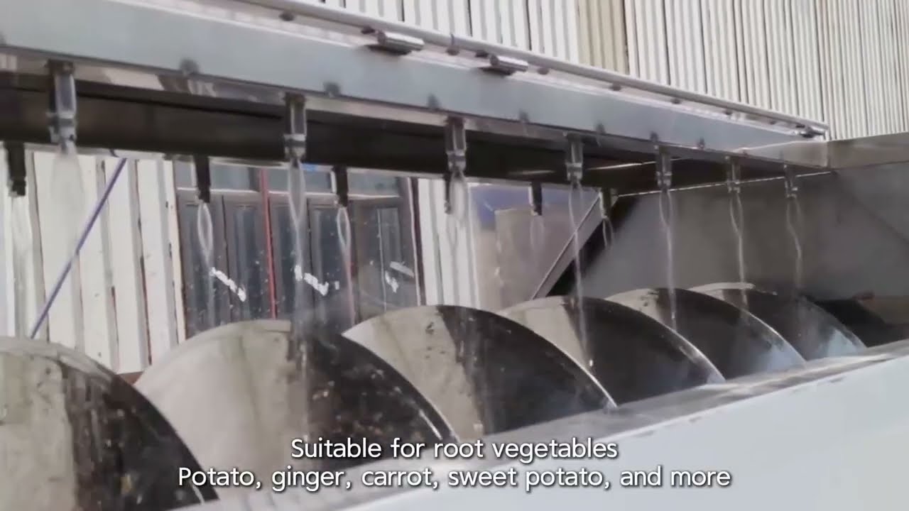 IKE Spiral Brush Washer | Potato & Root Vegetable Cleaning Machine KT-WN1240